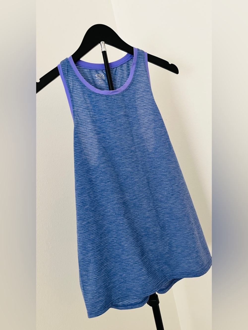 💙 Athletic Works Blue Knit Racerback Workout Tank | Medium - Picture 7 of 11